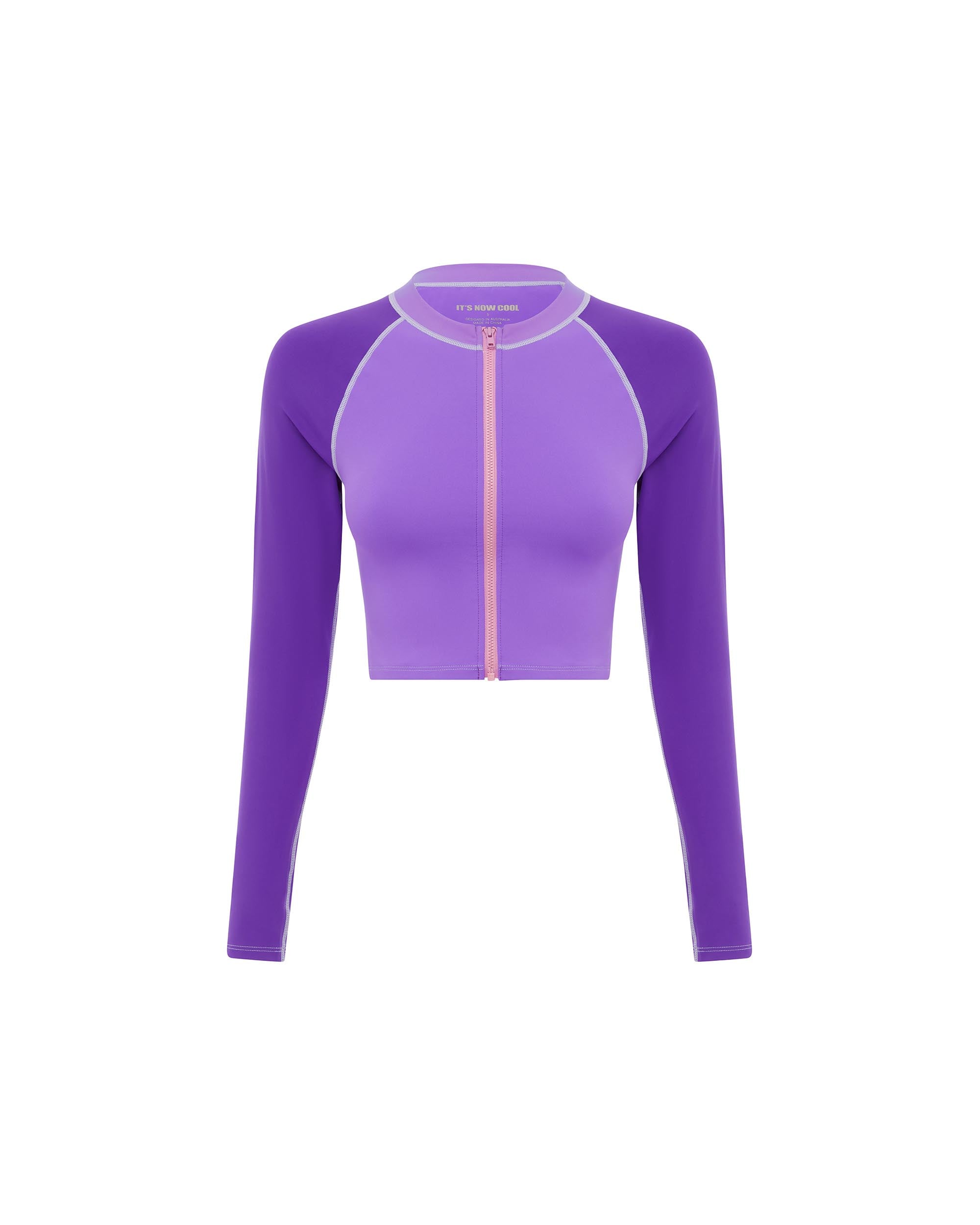 THE CONTOUR RASHGUARD - PERIWINKLE – It's Now Cool